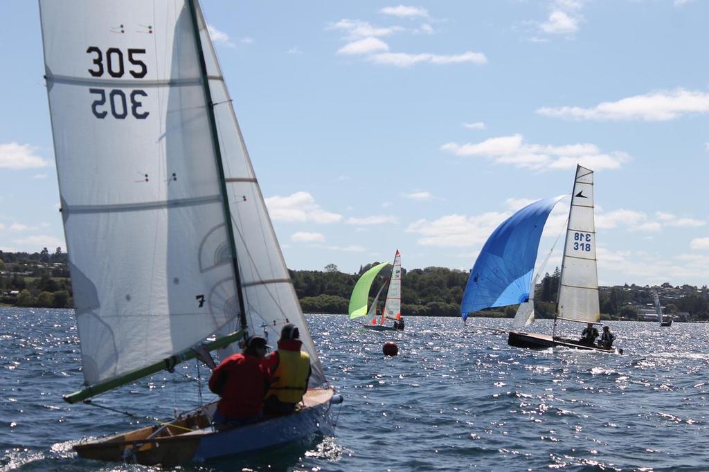 Enjoyable sailing for Hot Gossip and Black Bart - Javelin Skiff National Championships 2016 © Yuki Katsushima